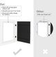 Magnetic Front-Open Kids Art Frames for Easy Display of Posters, Photos, Drawings, and Paintings - Home Decor Solution