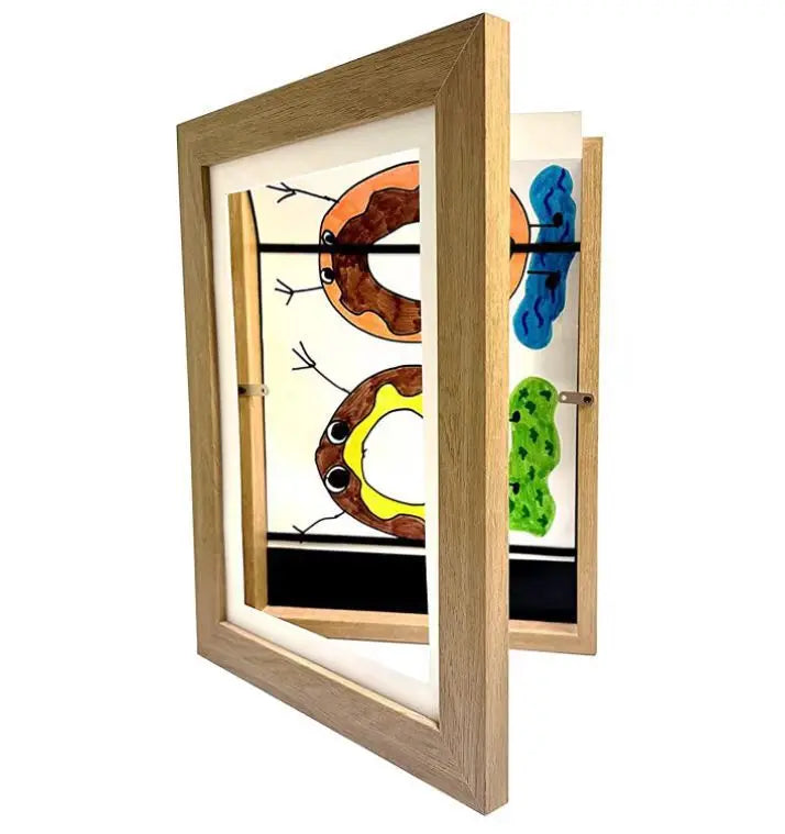 Magnetic Front-Open Kids Art Frames for Easy Display of Posters, Photos, Drawings, and Paintings - Home Decor Solution